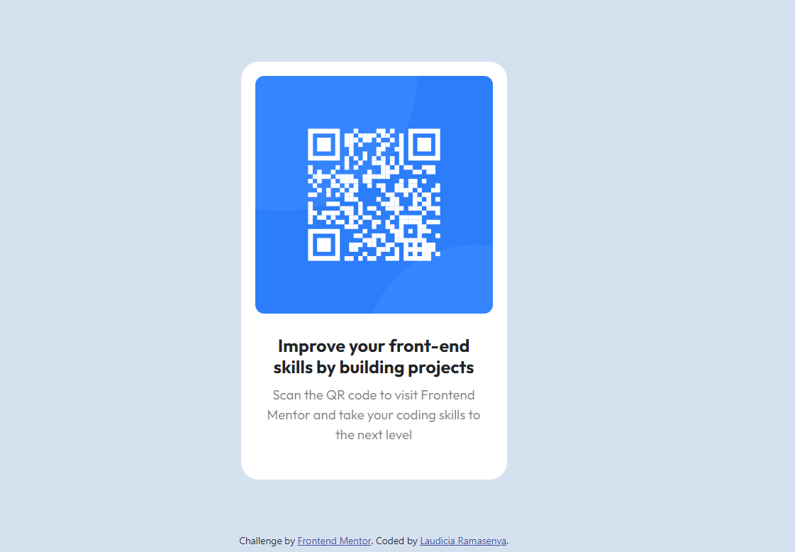 QR-code card